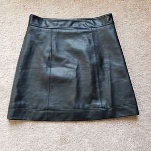 J.crew faux leather skirt